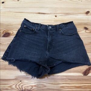 Abercrombie & Fitch Curve Love The 90s Relaxed Cutoff Shorts